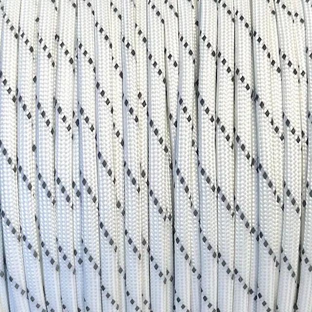 Paracord 550 Glow/Reflective White
