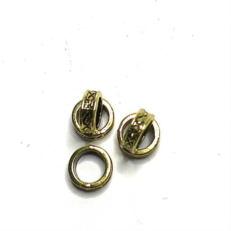 Metal bead , 5 pcs