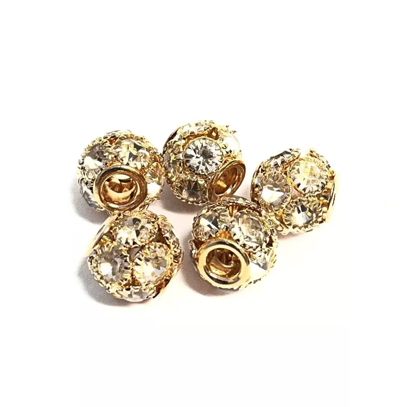 Crystal A-grade Bead Light Rosé. 5 pcs.