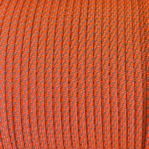 Paracord S-R Neon Orange Spiral.