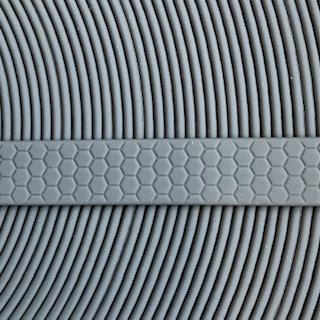 PVC Hex 16 mm. Gray