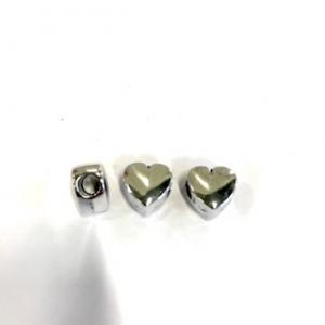 3-pack Metallpärla Hjärta