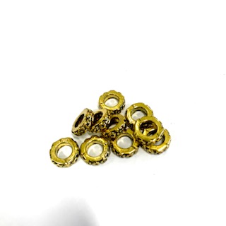 Spacer beads Antique Gold 10-pack