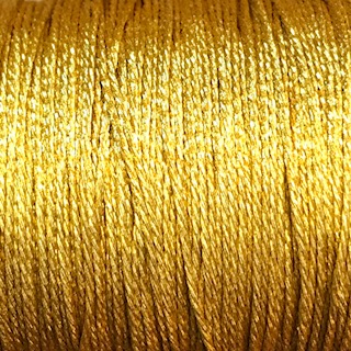 Sparkling golden thread, 1,2 mm