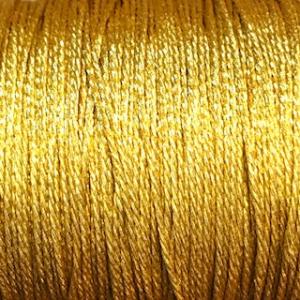 10 m. Gold colored thread, 1 mm