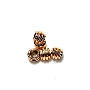 Metall pärlor 3-pack Rosé.