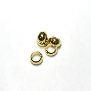 Spacer beads 5-pack Golden.