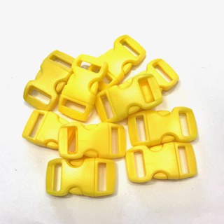 Snap lock, 10 mm. Bright Yellow