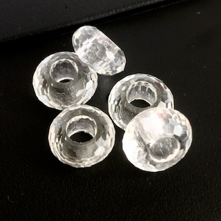 Acryl pärlor 5-pack Clear.