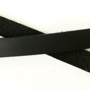 European leather 15 mm. Black 130 cm.