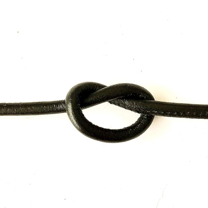 Stitched Nappa 6 mm. Black