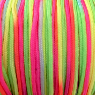 Nylontråd ca. 1,5 mm. Twist Rainbow