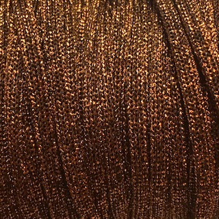 Paracord Lina Glitter ihålig Black/Bronze
