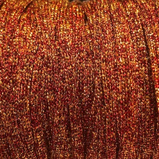 Paracord Lina Glitter Gold/Red