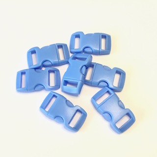 Snap lock, 10 mm. Powder Blue