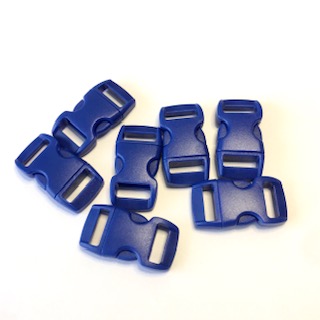Snap lock, 10 mm. Captain blue