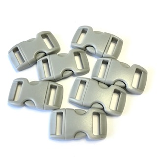 Snap lock, 10 mm. Gray