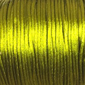 Satintråd/Rattail 1,4 mm. Olive Green.