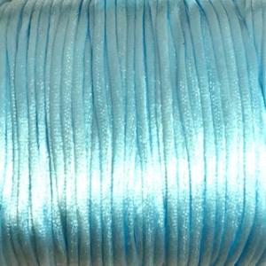 Satintråd/Rattail 1,4 mm. Light Blue.