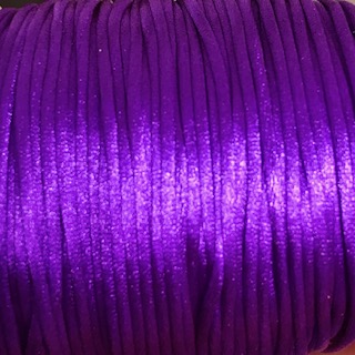 Satintråd/Rattail 1,4 mm. Acid purple.
