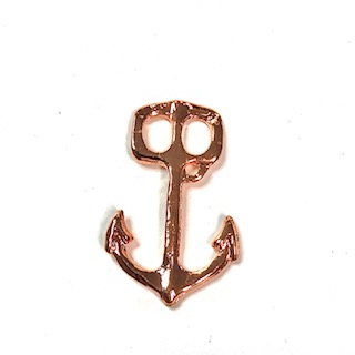 Anchor buckle Rosé color. 35 mm.