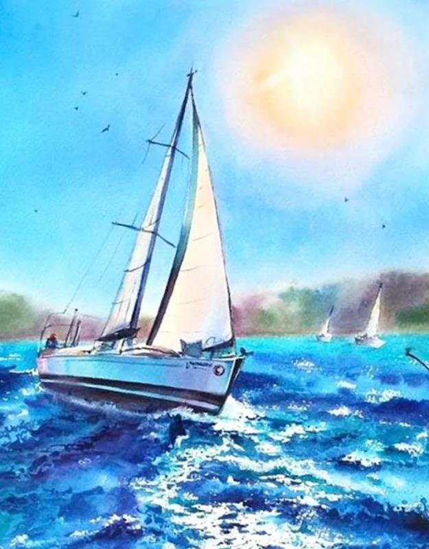 Diamond Painting Lyxtavla 40x50cm.