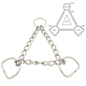 Halvstryp kedja XL 20 cm.