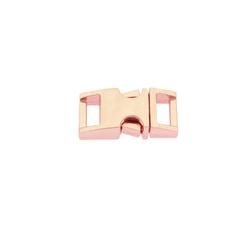 Snäpplås 10 mm. Rosé gold.