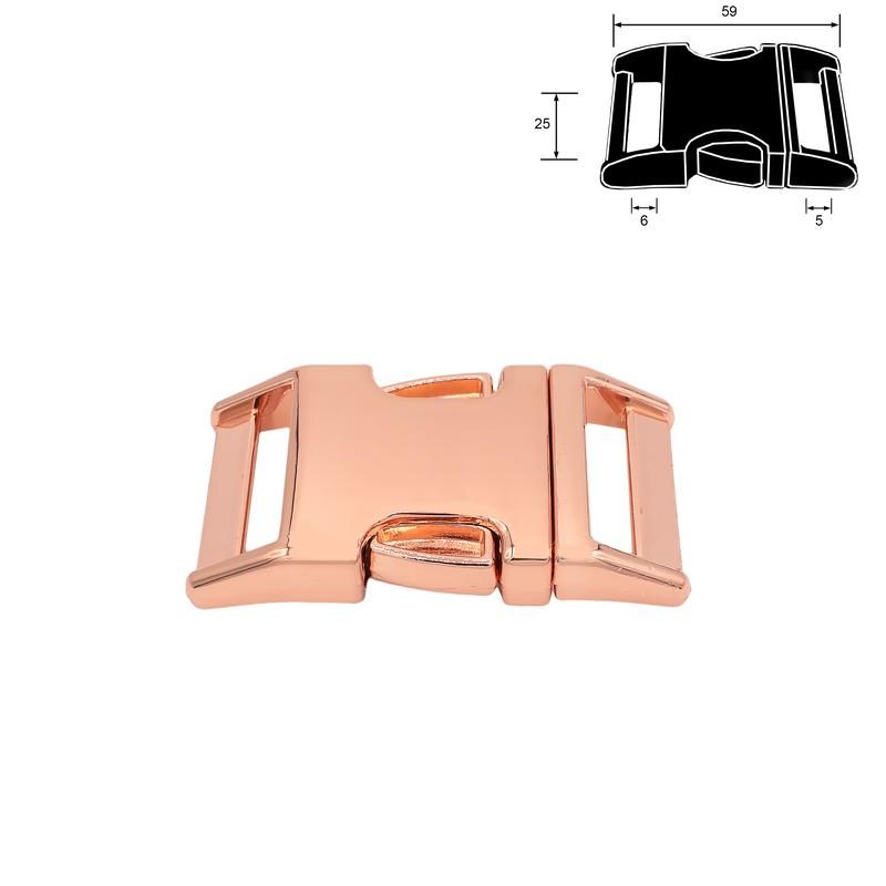 Buckle 20 mm. Rosé