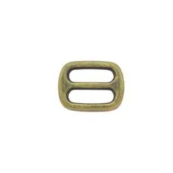 Tri-Glides, 16 mm, Antik mässing 2-pack.