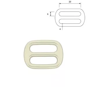 Tri-Glides, 20 mm 2-pack.