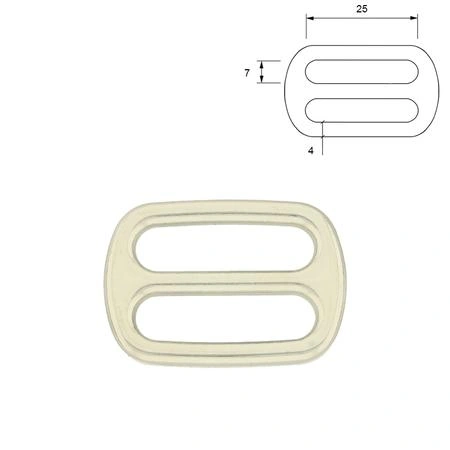 1 pkg. Tri-glides, 25 mm (2 pcs)