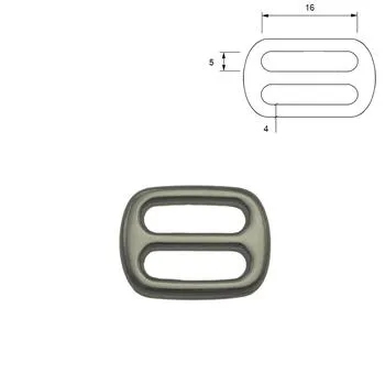 Tri-Glide 16 mm Gunmetal 2-pack.