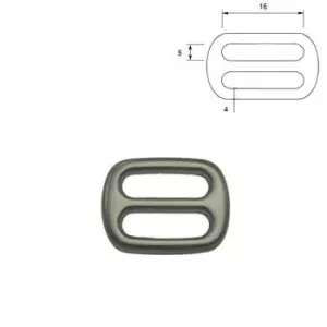 Tri-Glide 16 mm Gunmetal 2-pack.
