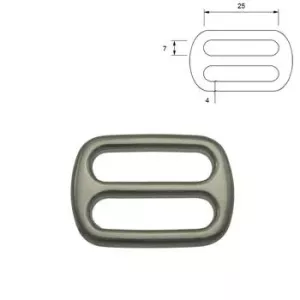 Tri-Glide 25 mm Gunmetal 2-pack.