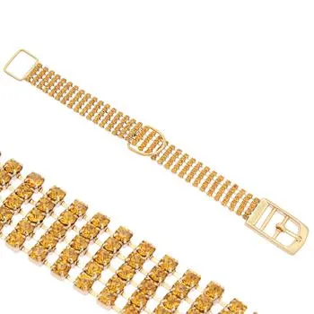 Hund/Katt halsbandsdel rhinestone. mässing.