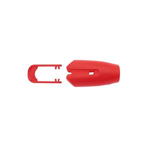 Plastklämma 6 mm. Röd