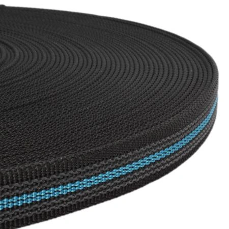 Webbing 20 mm. Sky Blue / Antiglid