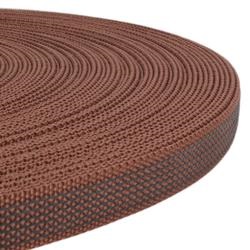 Webbing 20 mm. Antiglid Brown.