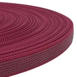 Webbing 20 mm. Antiglid Burgundy