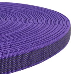 Webbing 20 mm. Antiglid Purple/sv.