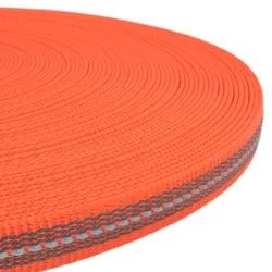 Webbing 20 mm. Orange Reflex Antiglid.