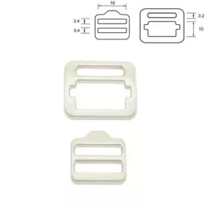 Stringing buckle 16 mm.