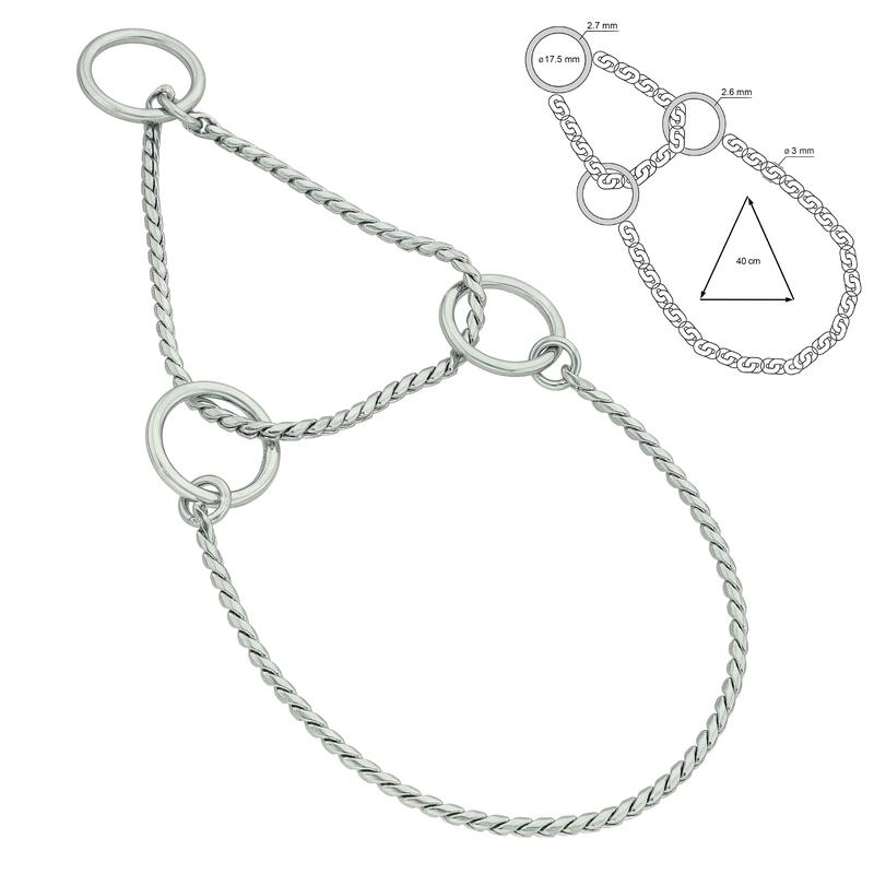 Half choke chain 30/40 cm.