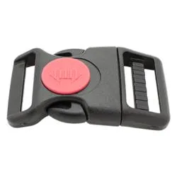 Snäpplås 20 mm. m. lås. i Acetal.