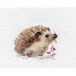 Broderi kit "Little Hedgehog" 9x7 cm.