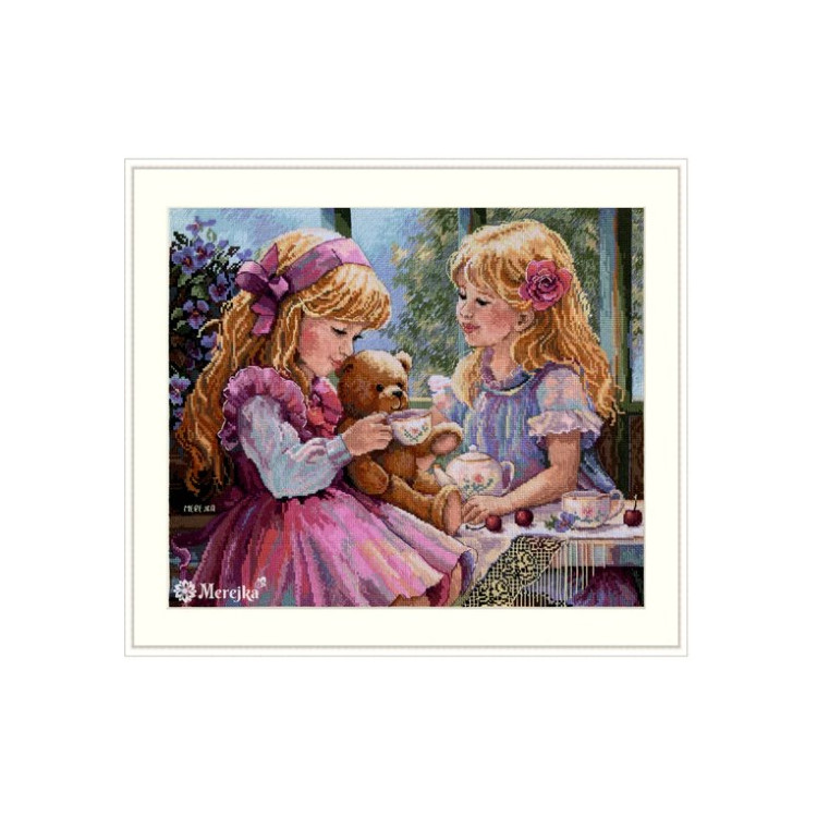 Embroidery kit " Teaparty" 31x37 cm.