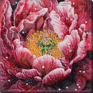 Pärlbroderi "Dew's Kiss" 23x23 cm