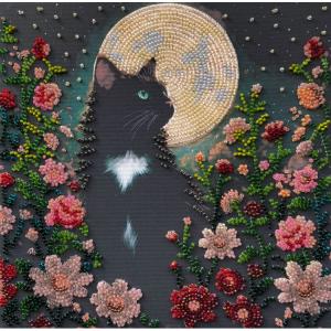 Pärlbroderi "Can’t Sleep" 20x20 cm.