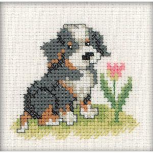 Embroidery kit "Puppy" 10x10 cm.